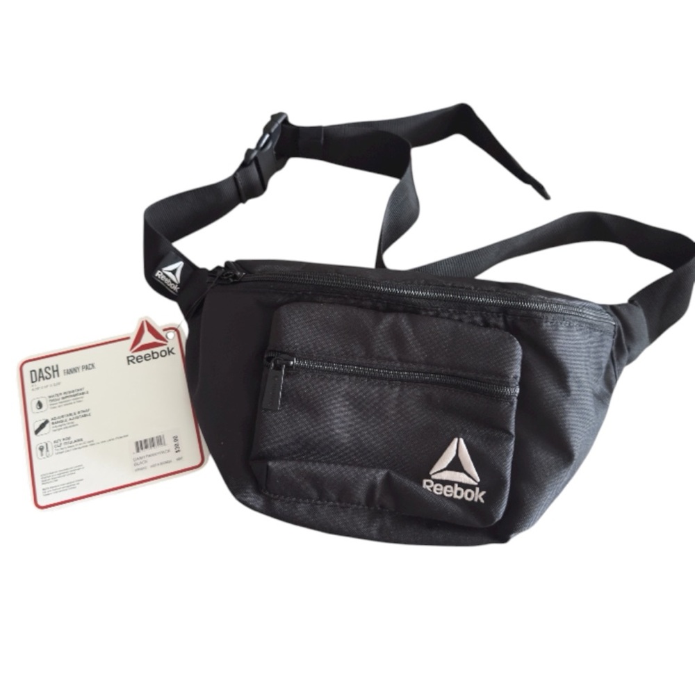 Reebok Black Dash Fanny‎ Pack NWT Hiking Outdoor